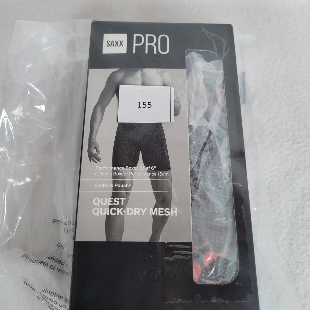 SAXX Mens Quest Quick-Dry Mesh Ballpark Pouch Boxer Brief 6